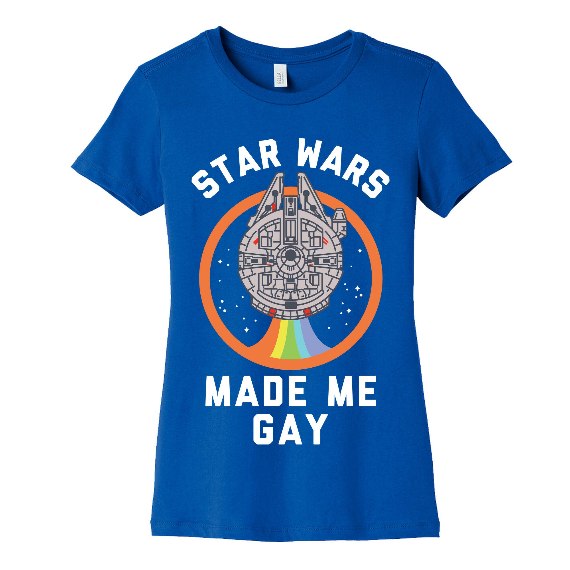 Star Wars Made Me Gay Womens Cotton Tee